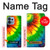 W3422 Tie Dye Hülle Schutzhülle Taschen und Leder Flip für Motorola Edge+ (2023), X40, X40 Pro, Edge 40 Pro