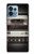 W3501 Vintage Cassette Player Hülle Schutzhülle Taschen und Leder Flip für Motorola Edge+ (2023), X40, X40 Pro, Edge 40 Pro