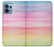 W3507 Colorful Rainbow Pastel Hülle Schutzhülle Taschen und Leder Flip für Motorola Edge+ (2023), X40, X40 Pro, Edge 40 Pro