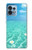 W3720 Summer Ocean Beach Hülle Schutzhülle Taschen und Leder Flip für Motorola Edge+ (2023), X40, X40 Pro, Edge 40 Pro