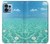 W3720 Summer Ocean Beach Hülle Schutzhülle Taschen und Leder Flip für Motorola Edge+ (2023), X40, X40 Pro, Edge 40 Pro