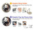W3793 Cute Baby Panda Snow Painting Hülle Schutzhülle Taschen und Leder Flip für Motorola Edge+ (2023), X40, X40 Pro, Edge 40 Pro