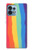 W3799 Cute Vertical Watercolor Rainbow Hülle Schutzhülle Taschen und Leder Flip für Motorola Edge+ (2023), X40, X40 Pro, Edge 40 Pro