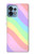 W3810 Pastel Unicorn Summer Wave Hülle Schutzhülle Taschen und Leder Flip für Motorola Edge+ (2023), X40, X40 Pro, Edge 40 Pro