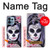 W3821 Sugar Skull Steam Punk Girl Gothic Hülle Schutzhülle Taschen und Leder Flip für Motorola Edge+ (2023), X40, X40 Pro, Edge 40 Pro