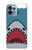 W3825 Cartoon Shark Sea Diving Hülle Schutzhülle Taschen und Leder Flip für Motorola Edge+ (2023), X40, X40 Pro, Edge 40 Pro