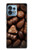 W3840 Dark Chocolate Milk Chocolate Lovers Hülle Schutzhülle Taschen und Leder Flip für Motorola Edge+ (2023), X40, X40 Pro, Edge 40 Pro
