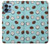 W3860 Coconut Dot Pattern Hülle Schutzhülle Taschen und Leder Flip für Motorola Edge+ (2023), X40, X40 Pro, Edge 40 Pro
