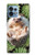 W3863 Pygmy Hedgehog Dwarf Hedgehog Paint Hülle Schutzhülle Taschen und Leder Flip für Motorola Edge+ (2023), X40, X40 Pro, Edge 40 Pro