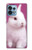 W3870 Cute Baby Bunny Hülle Schutzhülle Taschen und Leder Flip für Motorola Edge+ (2023), X40, X40 Pro, Edge 40 Pro