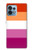 W3887 Lesbian Pride Flag Hülle Schutzhülle Taschen und Leder Flip für Motorola Edge+ (2023), X40, X40 Pro, Edge 40 Pro