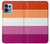 W3887 Lesbian Pride Flag Hülle Schutzhülle Taschen und Leder Flip für Motorola Edge+ (2023), X40, X40 Pro, Edge 40 Pro