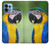 W3888 Macaw Face Bird Hülle Schutzhülle Taschen und Leder Flip für Motorola Edge+ (2023), X40, X40 Pro, Edge 40 Pro
