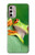 W1047 Little Frog Hülle Schutzhülle Taschen und Leder Flip für Motorola Moto G Stylus 4G (2022)