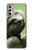 W2708 Smiling Sloth Hülle Schutzhülle Taschen und Leder Flip für Motorola Moto G Stylus 4G (2022)