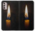 W3530 Buddha Candle Burning Hülle Schutzhülle Taschen und Leder Flip für Motorola Moto G Stylus 4G (2022)