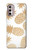 W3718 Seamless Pineapple Hülle Schutzhülle Taschen und Leder Flip für Motorola Moto G Stylus 4G (2022)