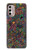 W3815 Psychedelic Art Hülle Schutzhülle Taschen und Leder Flip für Motorola Moto G Stylus 4G (2022)