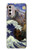 W3851 World of Art Van Gogh Hokusai Da Vinci Hülle Schutzhülle Taschen und Leder Flip für Motorola Moto G Stylus 4G (2022)