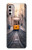 W3867 Trams in Lisbon Hülle Schutzhülle Taschen und Leder Flip für Motorola Moto G Stylus 4G (2022)