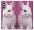 W3870 Cute Baby Bunny Hülle Schutzhülle Taschen und Leder Flip für Motorola Moto G Stylus 4G (2022)