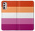 W3887 Lesbian Pride Flag Hülle Schutzhülle Taschen und Leder Flip für Motorola Moto G Stylus 4G (2022)