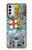 W3743 Tarot Card The Judgement Hülle Schutzhülle Taschen und Leder Flip für Motorola Moto G42