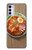 W3756 Ramen Noodles Hülle Schutzhülle Taschen und Leder Flip für Motorola Moto G42