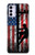 W3803 Electrician Lineman American Flag Hülle Schutzhülle Taschen und Leder Flip für Motorola Moto G42