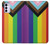 W3846 Pride Flag LGBT Hülle Schutzhülle Taschen und Leder Flip für Motorola Moto G42