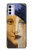 W3853 Mona Lisa Gustav Klimt Vermeer Hülle Schutzhülle Taschen und Leder Flip für Motorola Moto G42