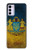 W3858 Ukraine Vintage Flag Hülle Schutzhülle Taschen und Leder Flip für Motorola Moto G42