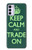 W3862 Keep Calm and Trade On Hülle Schutzhülle Taschen und Leder Flip für Motorola Moto G42