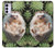 W3863 Pygmy Hedgehog Dwarf Hedgehog Paint Hülle Schutzhülle Taschen und Leder Flip für Motorola Moto G42