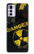 W3891 Nuclear Hazard Danger Hülle Schutzhülle Taschen und Leder Flip für Motorola Moto G42