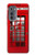 W0058 British Red Telephone Box Hülle Schutzhülle Taschen und Leder Flip für Motorola Edge (2022)