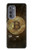 W3798 Cryptocurrency Bitcoin Hülle Schutzhülle Taschen und Leder Flip für Motorola Edge (2022)