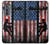 W3803 Electrician Lineman American Flag Hülle Schutzhülle Taschen und Leder Flip für Motorola Edge (2022)