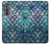 W3809 Mermaid Fish Scale Hülle Schutzhülle Taschen und Leder Flip für Motorola Edge (2022)