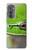 W3845 Green frog Hülle Schutzhülle Taschen und Leder Flip für Motorola Edge (2022)