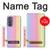 W3849 Colorful Vertical Colors Hülle Schutzhülle Taschen und Leder Flip für Motorola Edge (2022)