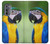 W3888 Macaw Face Bird Hülle Schutzhülle Taschen und Leder Flip für Motorola Edge (2022)