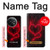 W3682 Devil Heart Hülle Schutzhülle Taschen und Leder Flip für OnePlus 11