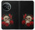 W3753 Dark Gothic Goth Skull Roses Hülle Schutzhülle Taschen und Leder Flip für OnePlus 11