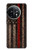 W3804 Fire Fighter Metal Red Line Flag Graphic Hülle Schutzhülle Taschen und Leder Flip für OnePlus 11