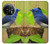 W3839 Bluebird of Happiness Blue Bird Hülle Schutzhülle Taschen und Leder Flip für OnePlus 11