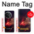 W3897 Red Nebula Space Hülle Schutzhülle Taschen und Leder Flip für OnePlus 11