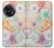 W3705 Pastel Floral Flower Hülle Schutzhülle Taschen und Leder Flip für OnePlus 11R