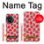 W3719 Strawberry Pattern Hülle Schutzhülle Taschen und Leder Flip für OnePlus 11R