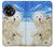 W3794 Arctic Polar Bear and Seal Paint Hülle Schutzhülle Taschen und Leder Flip für OnePlus 11R